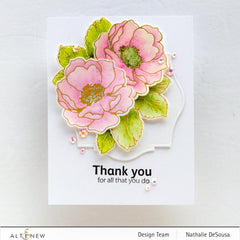 Altenew Stamp & Die & Hot Foil Plate Bundle Build-A-Flower: Wild Rose Complete Bundle