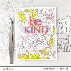 Altenew Stamp & Die & Stencil Bundle Always Be Kind Stamp & Die & Stencil Bundle