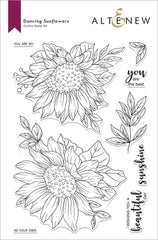 Altenew Stamp & Die & Stencil Bundle Dancing Sunflowers