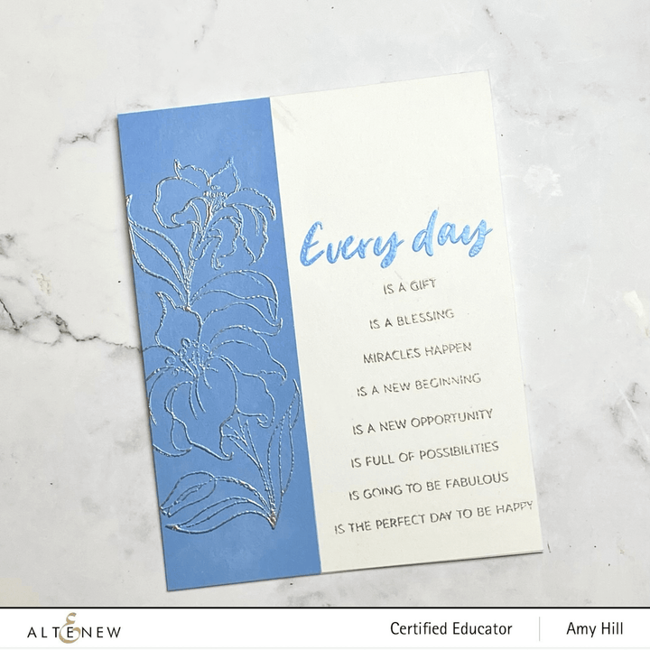Altenew Stamp & Die & Stencil Bundle Enjoy Life Stamp & Die & Stencil Bundle