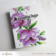 Peony & Lilac Swag