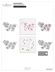 Altenew Partner Team Stamp & Die Bundle Stunning Sakura