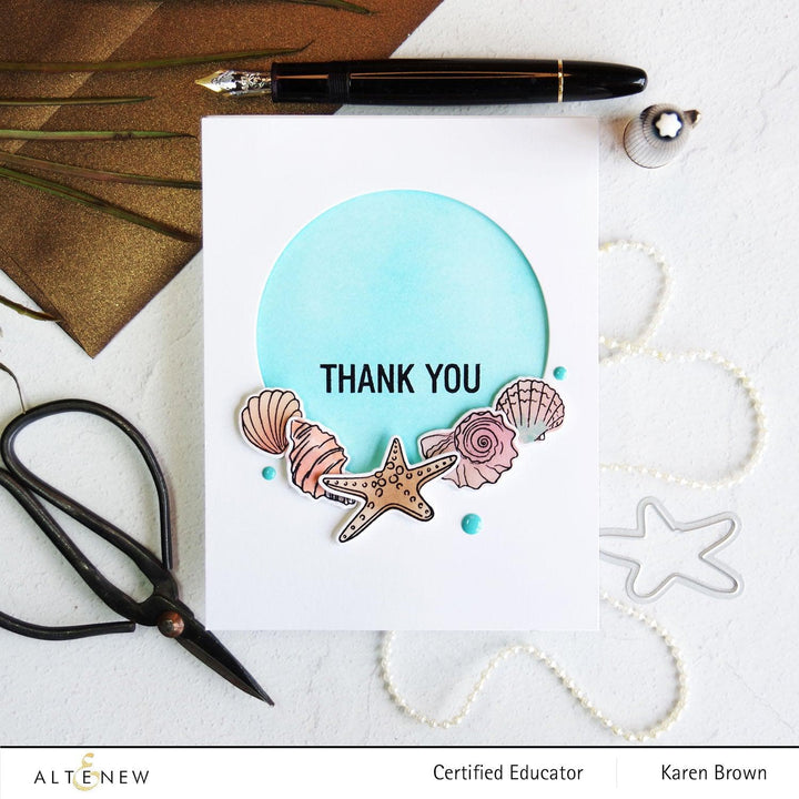 Altenew Stamp & Die & Stencil Bundle Summer Wishes Stamp & Die & Stencil Bundle