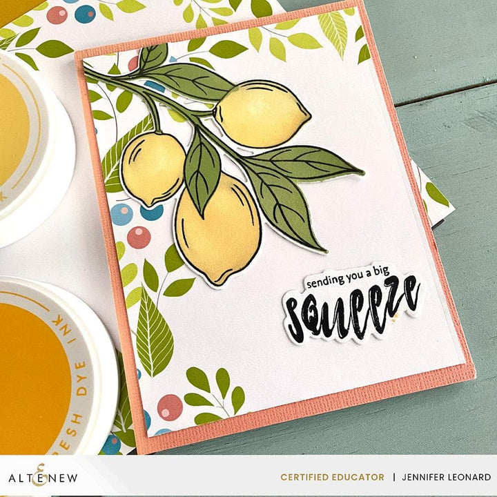 Altenew Stamp & Die & Stencil Bundle Zesty Life
