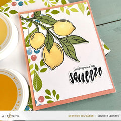 Altenew Stamp & Die & Stencil Bundle Zesty Life