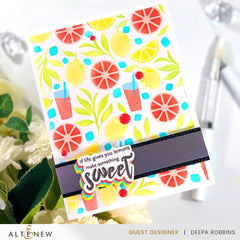 Altenew Stamp & Die & Stencil Bundle Zesty Life