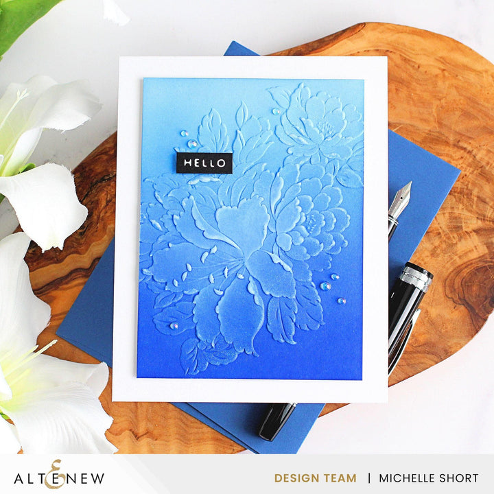 Altenew Stamp & Die & Stencil & Embossing Folder Bundle Bold Bouquet