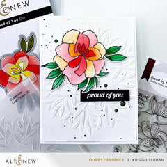 Altenew Stamp & Die & Stencil & Embossing Folder Bundle Proud Of You