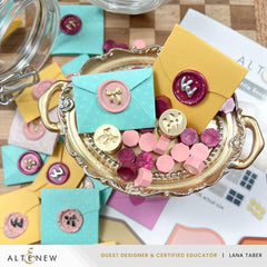 Dusty Pink Wax Beads