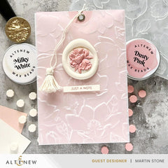 Dusty Pink Wax Beads