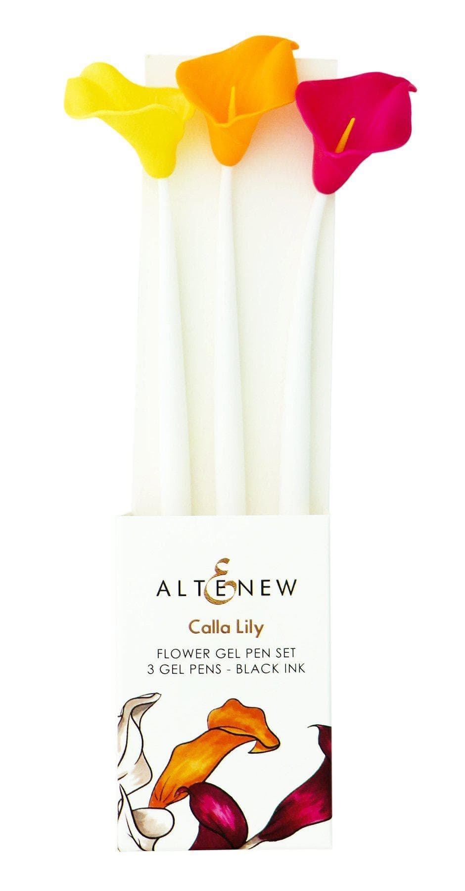 Tieling Scenery Stationery Co., Ltd Stationery & Gifts Flower Gel Pen Set - Calla Lily
