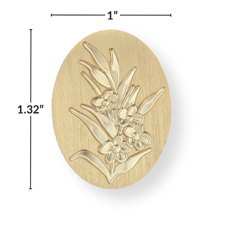 Painted Grass Wax Seal Stamp