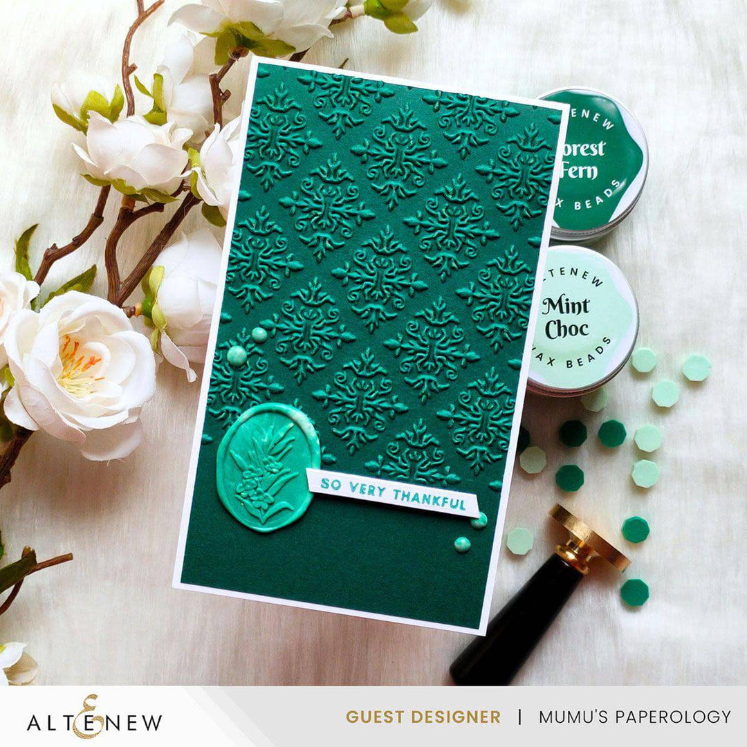 Painted Grass Wax Seal Stamp