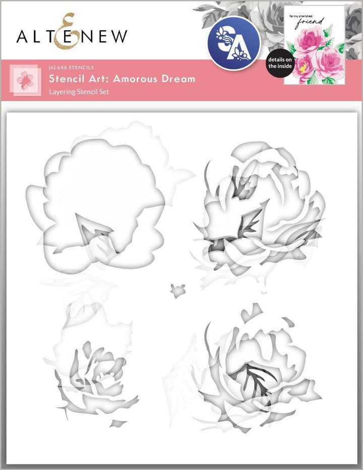 Stencil Art: Amorous Dream & Add-on Die Bundle