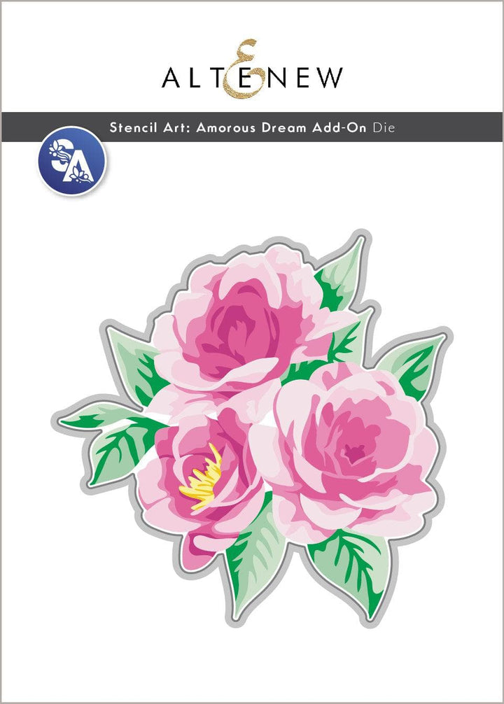 Stencil Art: Amorous Dream & Add-on Die Bundle
