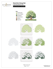 Stencil Art: Strong Oak & Add-on Die Bundle
