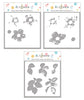 Photocentric Stencil Beauty Within Simple Coloring Stencil Set
