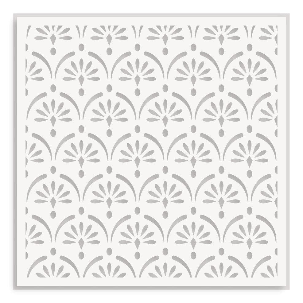 Cascading Elegance Stencil