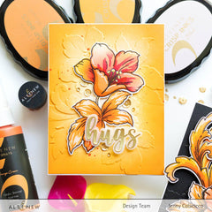 EXP Factors Stencil Craft Your Life Project Kit: Floral Acanthus Add-on Layering Stencil for Embossing Folder (4 in 1)