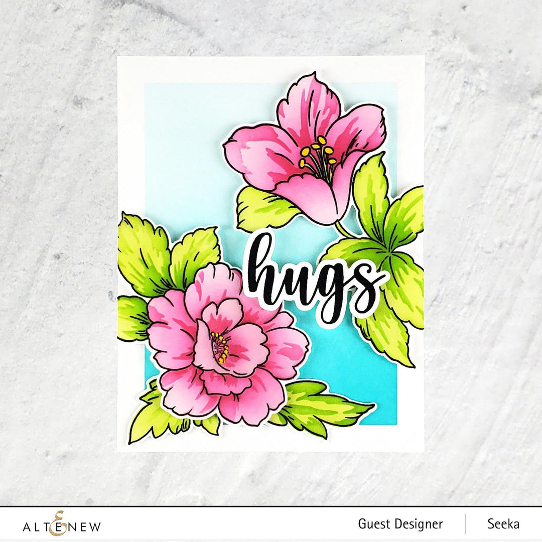EXP Factors Stencil Craft Your Life Project Kit: Floral Acanthus Add-on Layering Stencil for Embossing Folder (4 in 1)