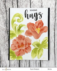 EXP Factors Stencil Craft Your Life Project Kit: Floral Acanthus Add-on Layering Stencil for Embossing Folder (4 in 1)