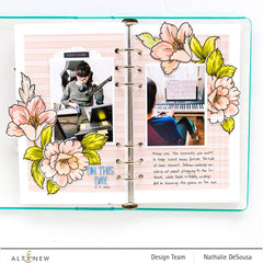 EXP Factors Stencil Craft Your Life Project Kit: Floral Acanthus Add-on Layering Stencil for Embossing Folder (4 in 1)