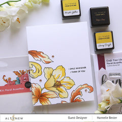 EXP Factors Stencil Craft Your Life Project Kit: Floral Acanthus Add-on Layering Stencil for Embossing Folder (4 in 1)