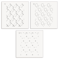 Dainty Hearts Stencil Set (3 in 1)