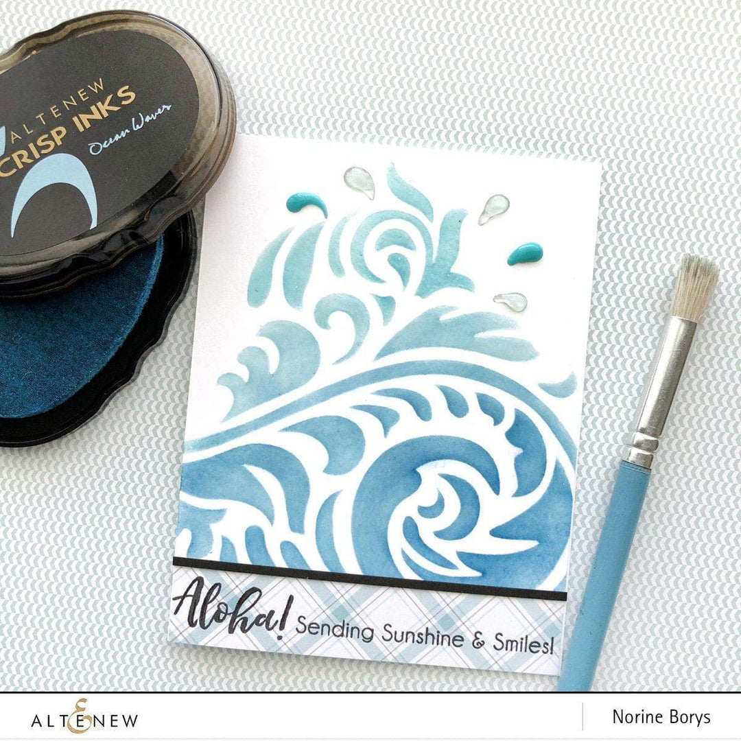 Photocentric Stencil Elegant Swirls Stencil