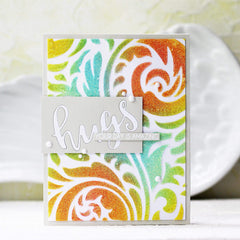 Photocentric Stencil Elegant Swirls Stencil