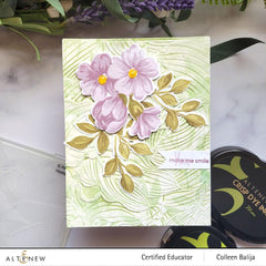 Altenew Stencil & Embossing Folder Bundle Hosta Embossing Folder & Stencil Bundle