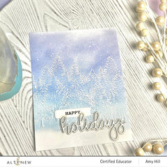 Altenew Stencil & Embossing Folder Bundle Pine Forest Complete Bundle