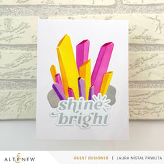 Altenew Hot Foil Plate & Stencil Bundle Shining Crystals