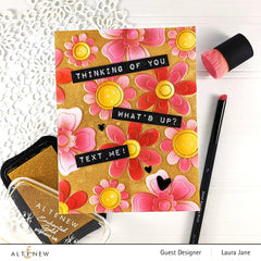 Altenew Stencil & Embossing Folder Bundle Sixties Sunshine Complete Bundle