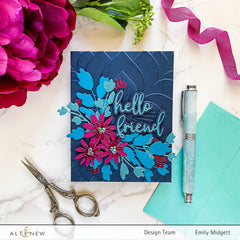 Altenew Stencil & Embossing Folder Bundle Sixties Sunshine Complete Bundle