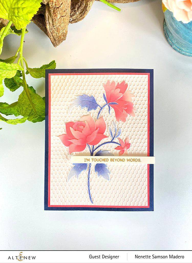 Altenew Stencil & Embossing Folder Bundle Vintage Lace Stencil & Embossing Folder Bundle
