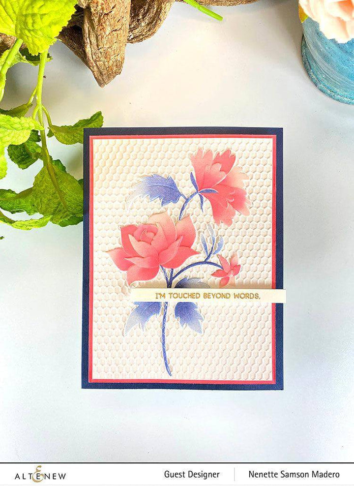 Altenew Stencil & Embossing Folder Bundle Vintage Lace Stencil & Embossing Folder Bundle