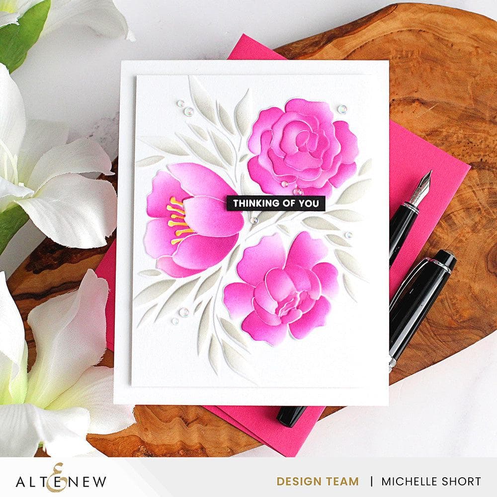 Altenew Stencil & Embossing Folder Bundle Whimsy Motif