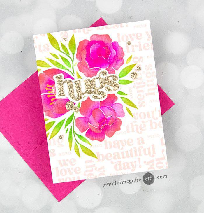 Altenew Stencil & Embossing Folder Bundle Whimsy Motif