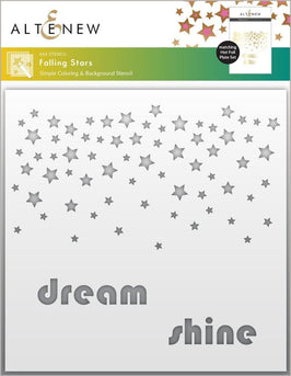 Falling Stars Stencil