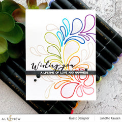 Photocentric Stencil Flowing Drops Stencil