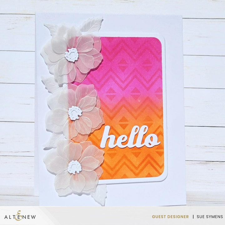 Heritage Chevron Weaves Stencil