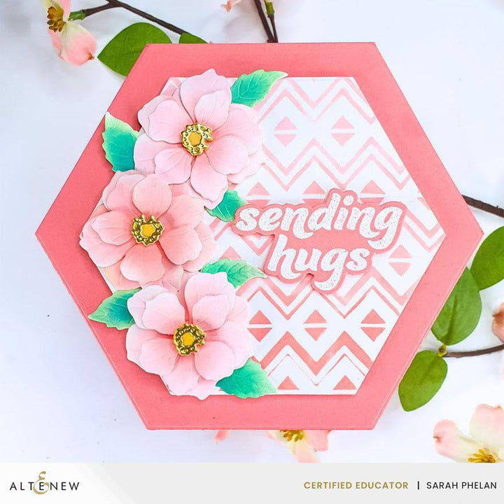 Heritage Chevron Weaves Stencil