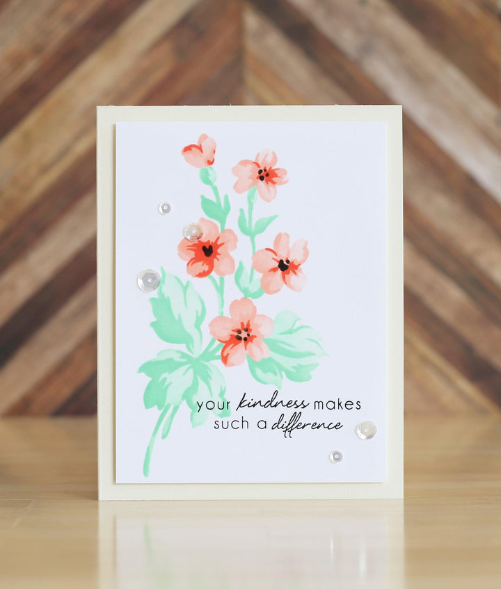EXP Factors Stencil Hill Blossoms Layering Stencil Set (2 in 1)