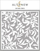 Photocentric Stencil Leaf Bed Stencil