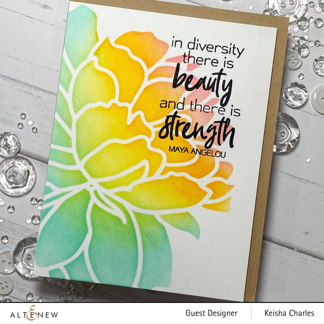 Photocentric Stencil Mega Bloom Stencil