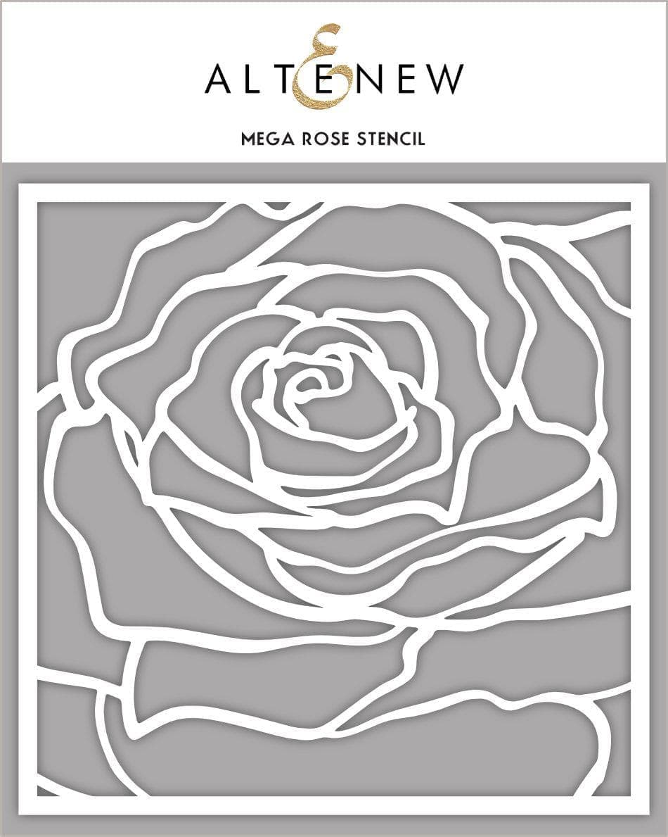 Photocentric Stencil Mega Rose Stencil
