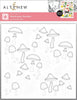 EXP Factors Stencil Mushroom Garden Layering Stencil Set (4 in 1)