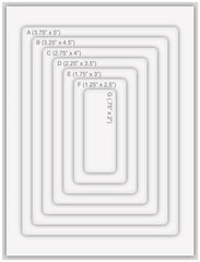 Rounded Rectangles Masks Stencil