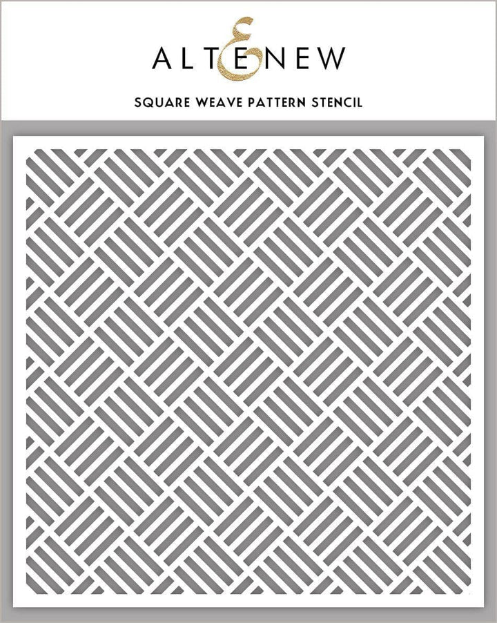 Photocentric Stencil Square Weave Pattern Stencil